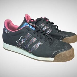 Adidas shoes womens 9 Samoa Black pink Pre Owned Sneakers